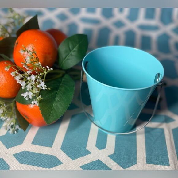 5 Gift Buckets Pails Gift Basket Handle Various Sizes & Shapes Arts & Crafts - Picture 7 of 12